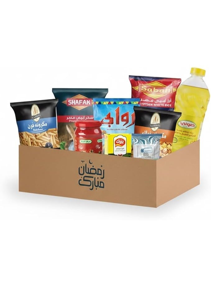 Ramadan Carton – Family Size 11 Kilo – Complete Grocery Pack for Daily Use